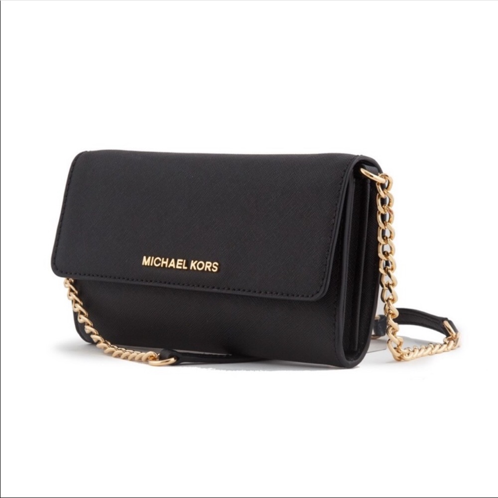 Michael Kors Travel Wallet with Chain Crossbody
